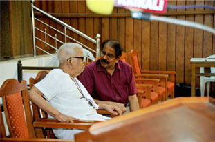 Mahakavi Akkitham with E. Harikumar