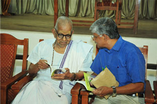 Mahakavi Akkitham and E. Madhavan