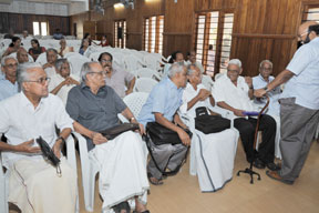 Audience before the function starts