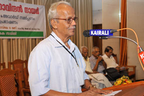 Prof. K.V. Ramakrishnan welcoming the guests